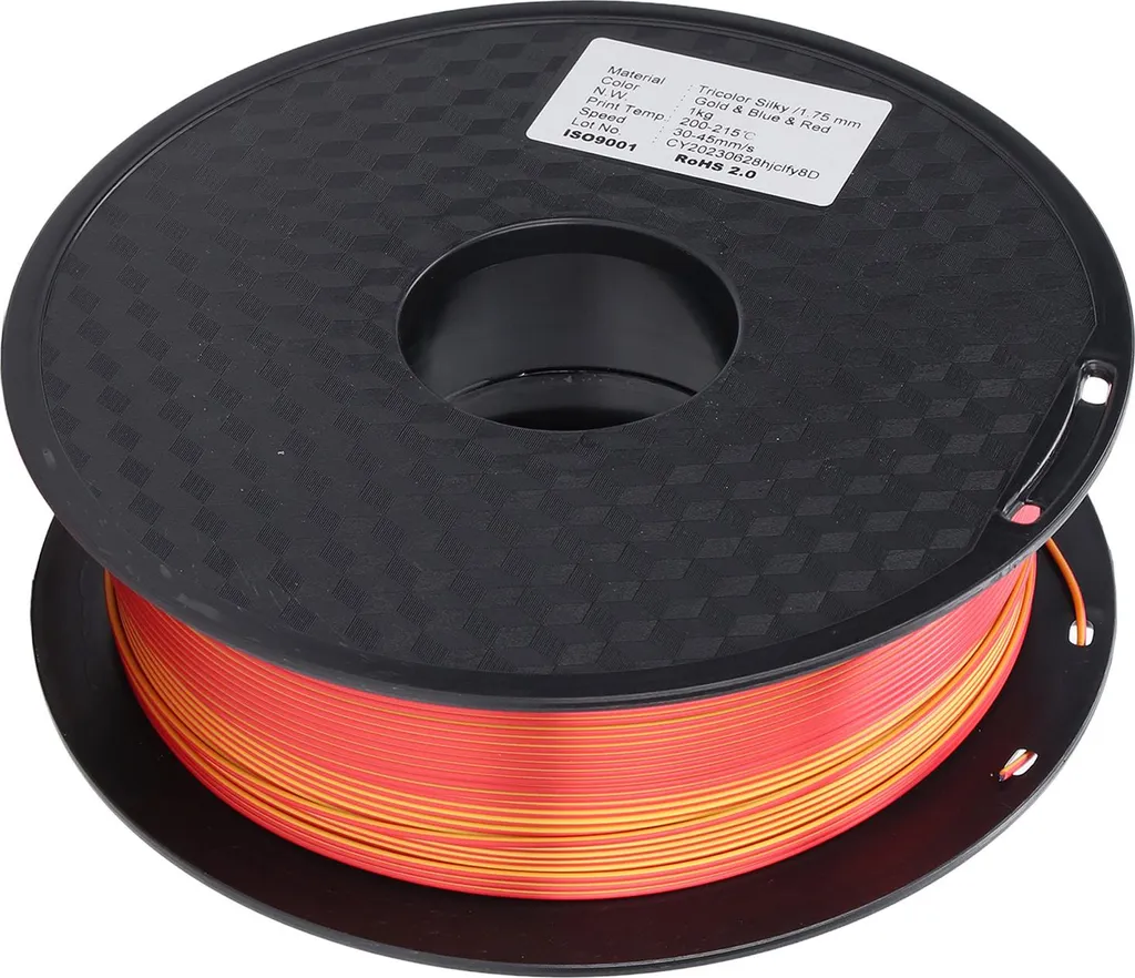Filament PLA 1.75mm Or Bleu Rouge souple pour impression 3D de précision - 9