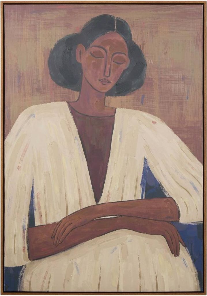 Gemalte leinwand aicha 70x100cm - Atmosphera créateur d'intérieur