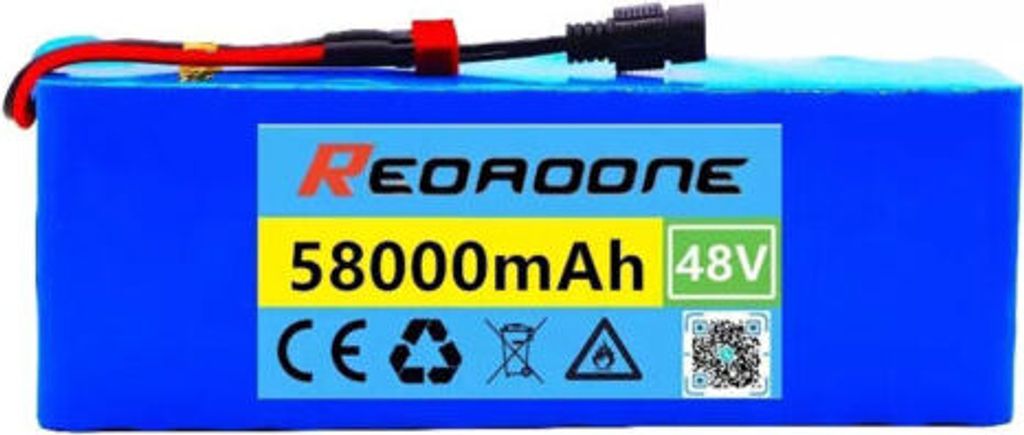 48V 58Ah baterie pro elektrokola 13S3P dobíjecí Li-Ion Obrázek produktu 8