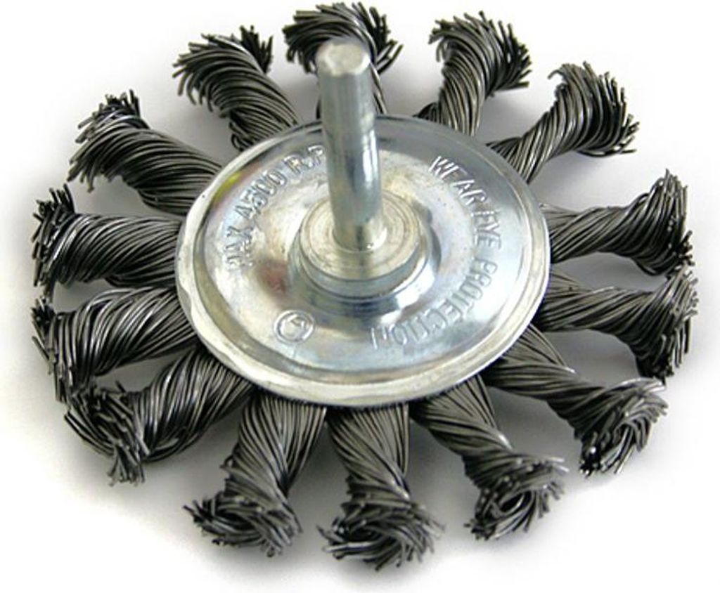 Bürste Strend Pro TCB-507 75 mm, gezopft, mit Schaft, Draht 0.35 mm