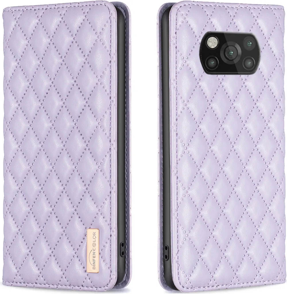 Custodia a Libro Poco X3 NFC/Pro - Protezione 360° in Pelle Viola