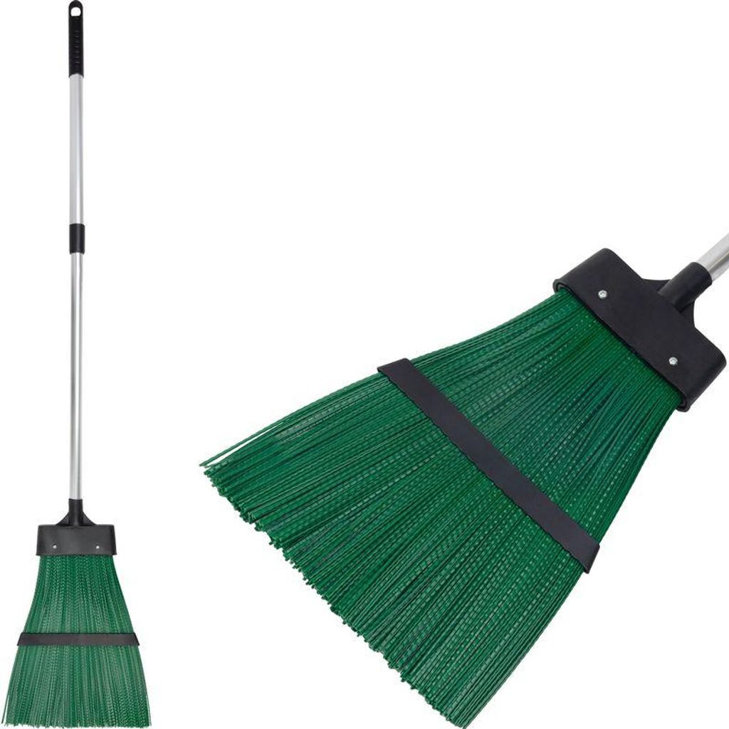 Scopa Cleonix LS9241, Spazzola in plastica, Verde, manico Immagine del prodotto 