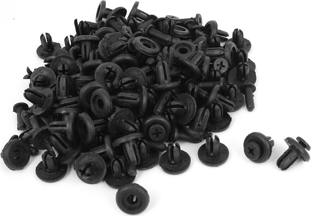100 Stš¹cke Auto Spreiznieten Nylon Sto?stange Befestigung Clip 7mm Loch