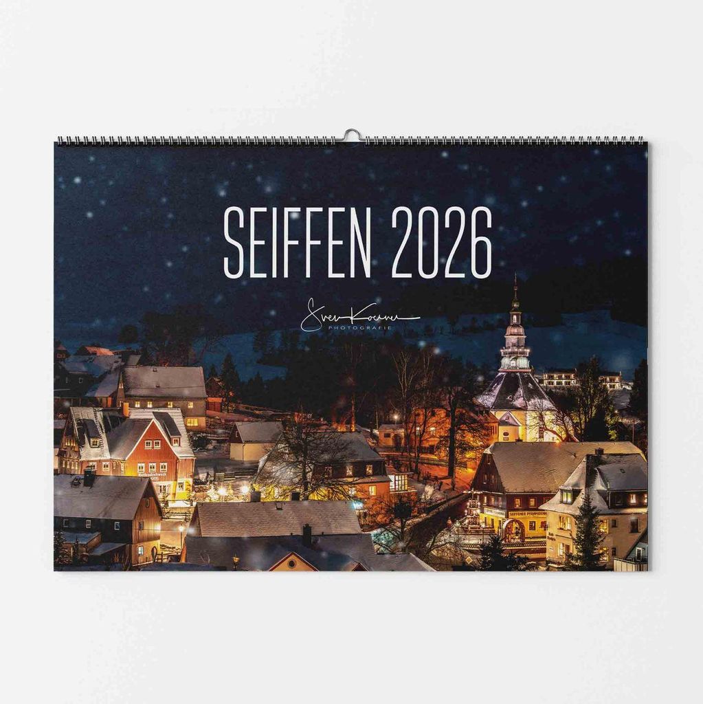 Sven Körner Wandkalender, Kalender:Kurort Seiffen 2026