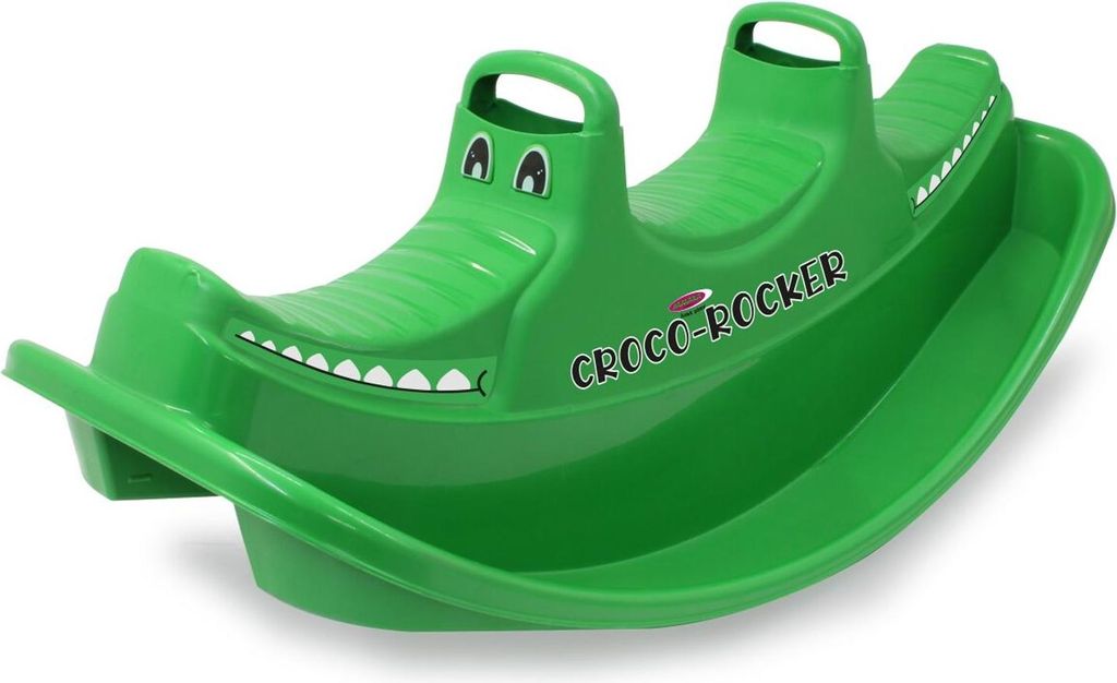Kinderwippe Croco Rocker grün