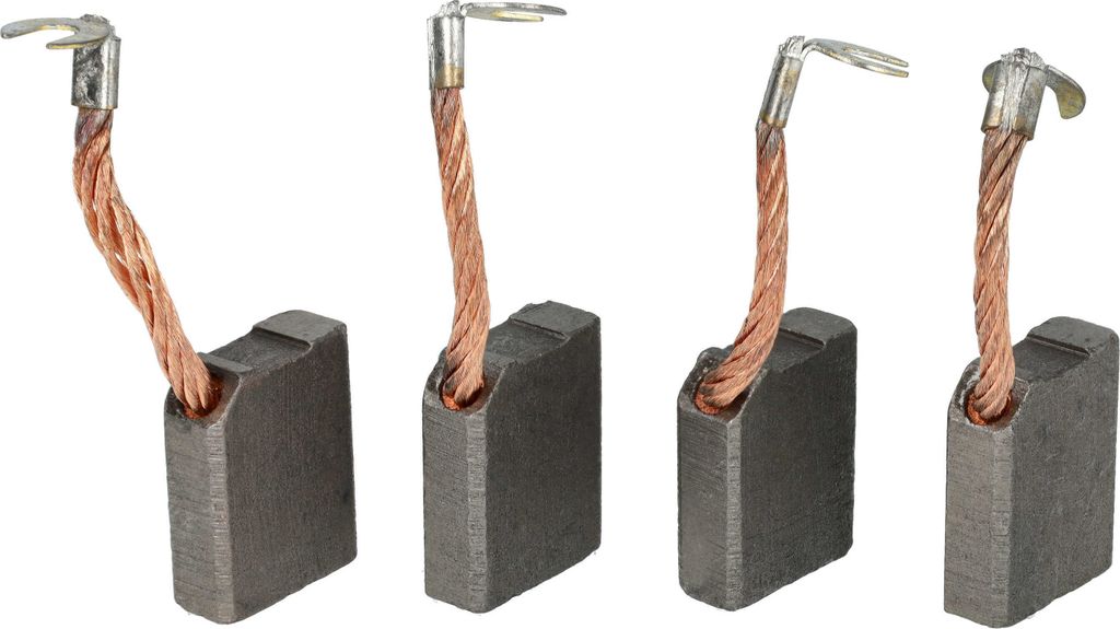 vhbw 4x Kohlebürste 25 x 19,8 x 7,9 mm Ersatz für Asein 4819 für Nutzfahrzeug