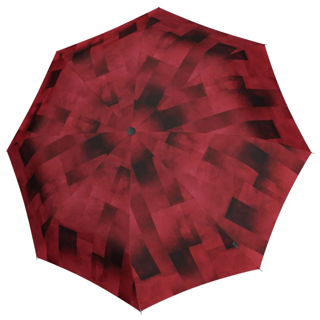 Parapluie Pliant Automatique à Poignée Courbée T.260 Medium Rouge