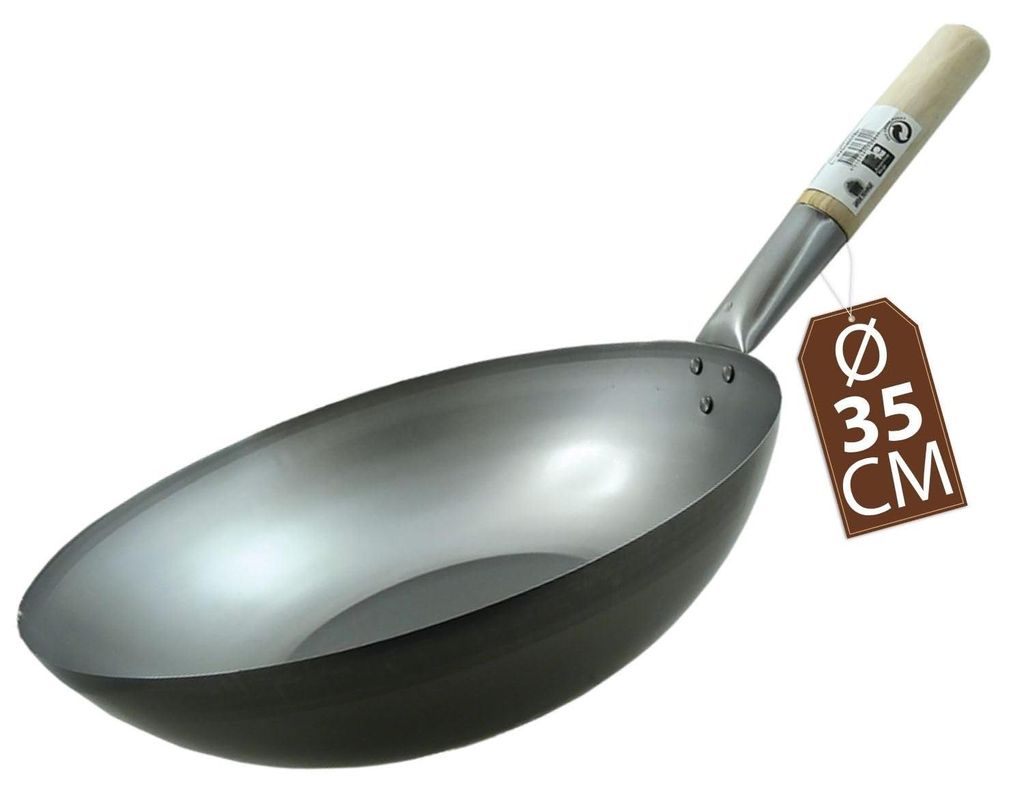 Kreyenhop & Kluge Wokpan, wok, diameter maximaal 35 cm, Productafbeelding 