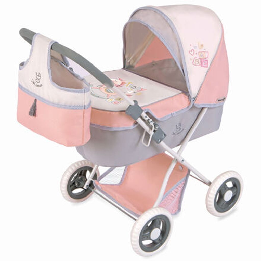 Decuevas 85086 Faltwagen für Puppen mit Tasche lustig 2023 - 60 cm