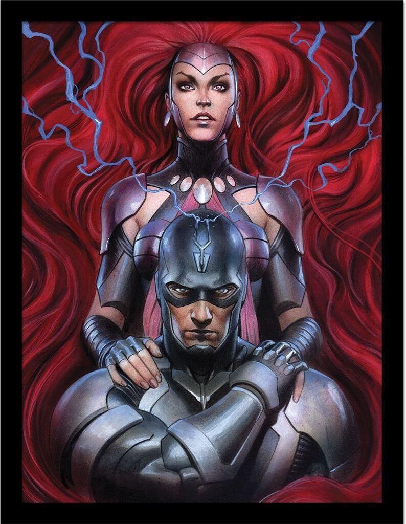 Marvel - Gerahmtes Poster "Royals" PM9142 (40 cm x 30 cm) (Bunt)