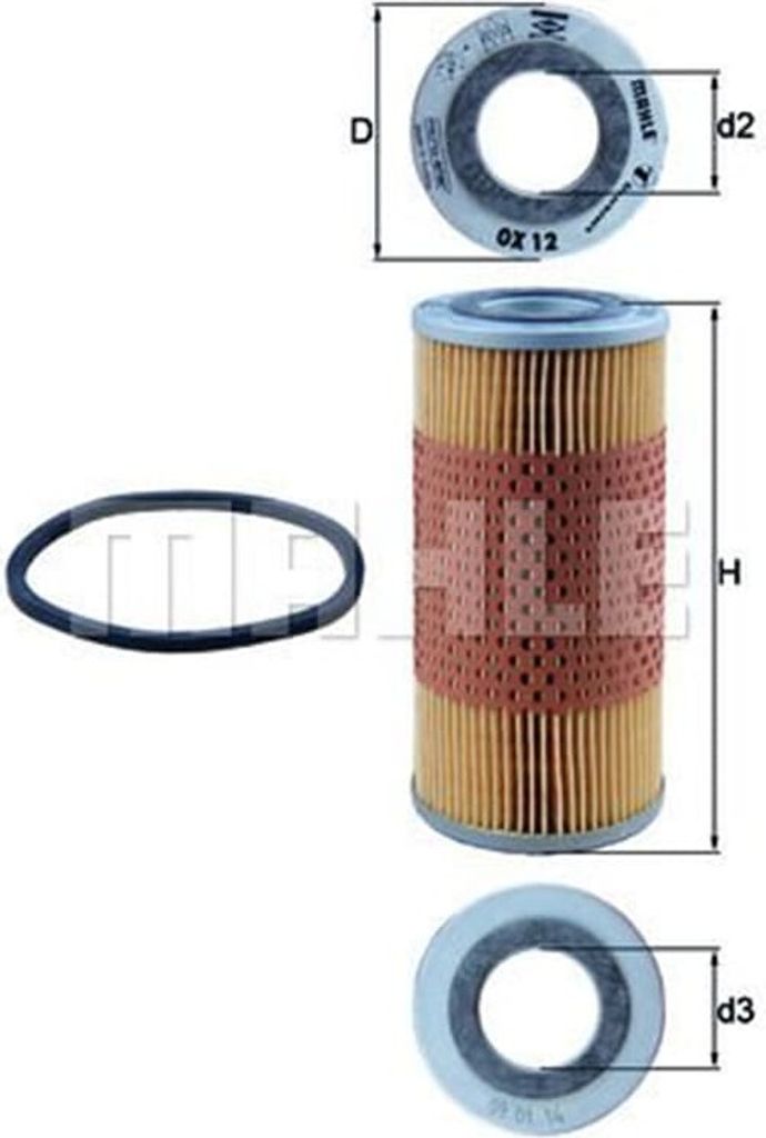 Mahle Ölfilter für Alfa Romeo 1750-2000 Giulia Gt Gta Spider