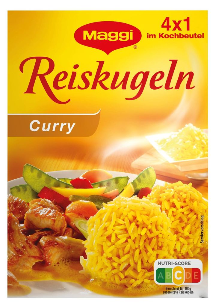 Maggi palle di riso al curry 4s Immagine del prodotto 
