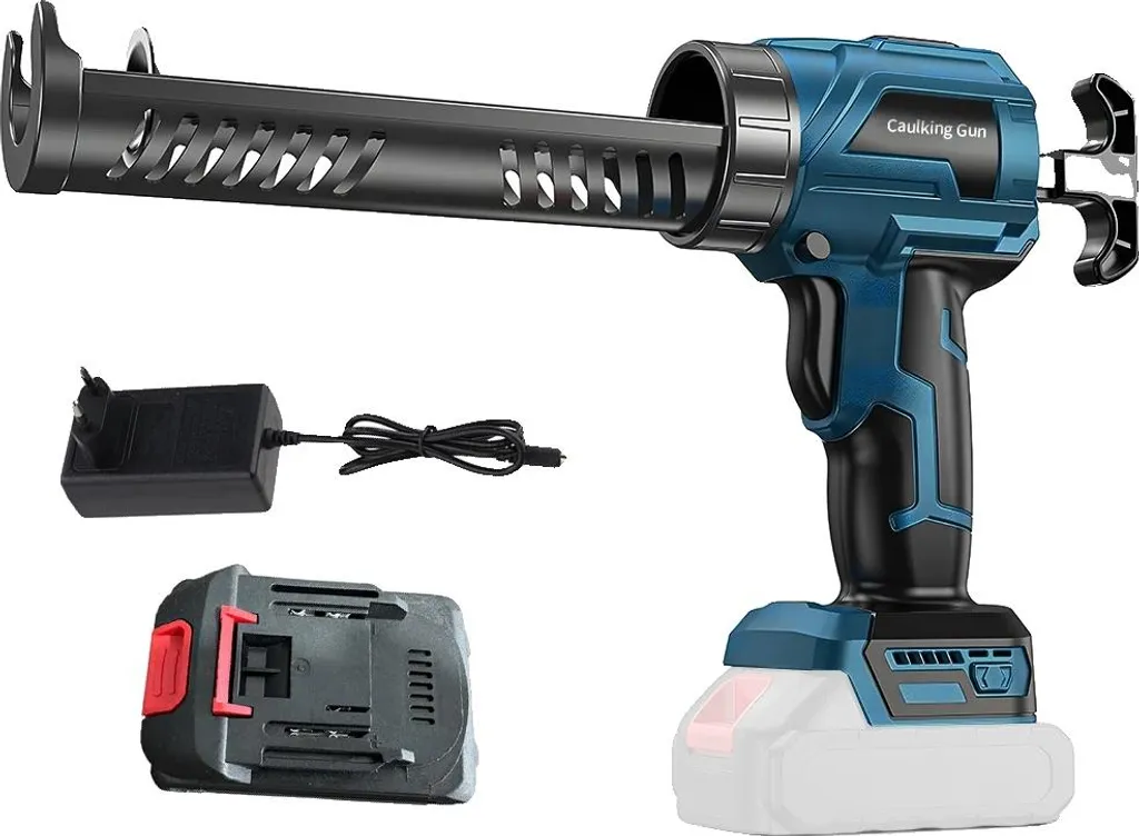 Pistolet à mastic sans fil pour travaux d'étanchéité, batterie 21V 4v