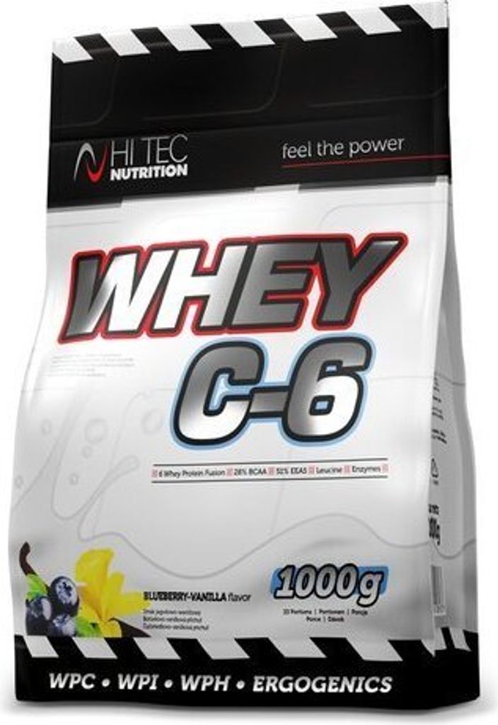 HI TEC Nutrition Whey C-6  - 1000g        Blaubeere- Produktbild 