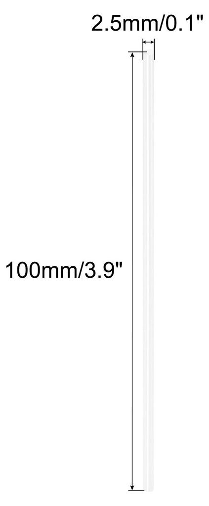 Zirkonia-Keramikstab Solider Zylinder Schleifstein 3,9x0,1 Zoll Sch?rfen fš¹r Messer Scheren