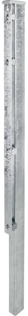 Poteau Anti-Corrosion pour Clôture de Jardin Anthracite 2200x60x40mm