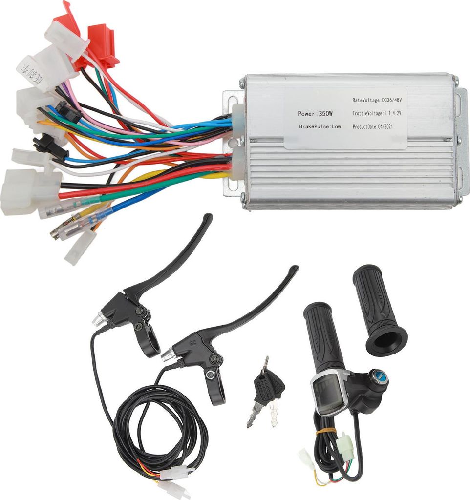 36 V 48 V 250 W Elektrische Fahrrad Bürstenlosen Motor Controller Gasgriff Bremshebel Set Elektrische Fahrrad Roller Conversion kit