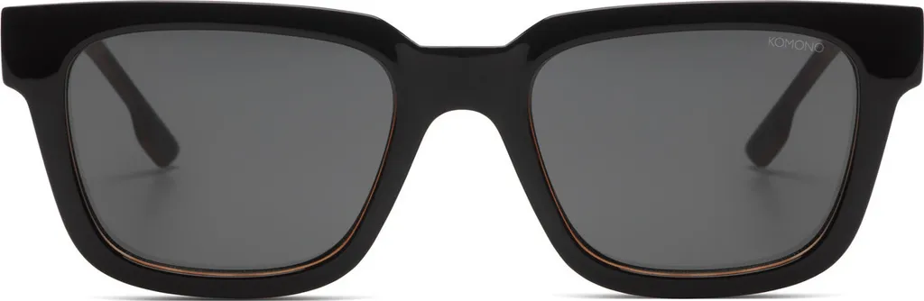 Lunettes Komono Bobby noir écaille - Monture robuste et verres teintés