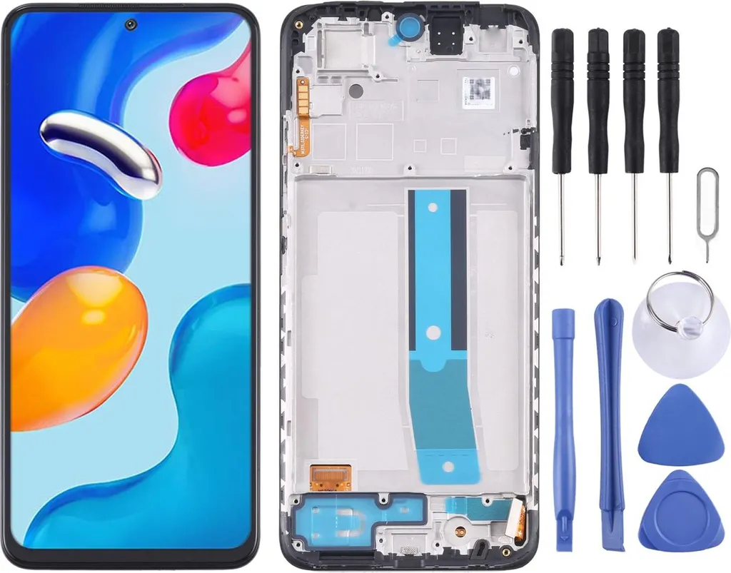 Réparer Écran Cassé Xiaomi Redmi Note 11S 4G avec ce Kit Bloc LCD