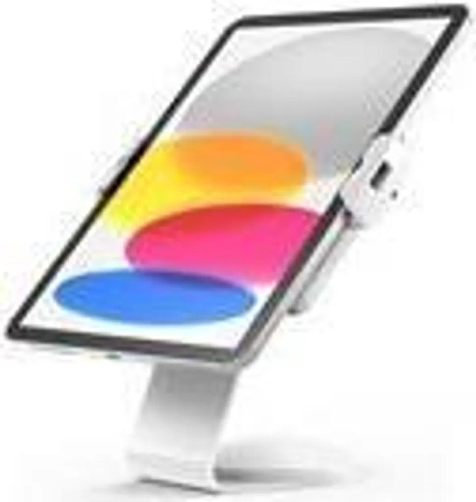 Support Tablette Mural pour Borne Interactive Maclocks Cling 2.0 Blanc