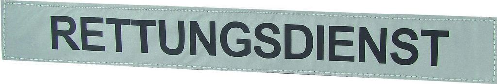 tee-uu REFLEXSTREIFEN "RETTUNGSDIENST" für EQUIBAG & RAGBAG & BARRELBAG