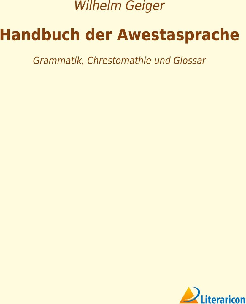 Handbuch der Awestasprache