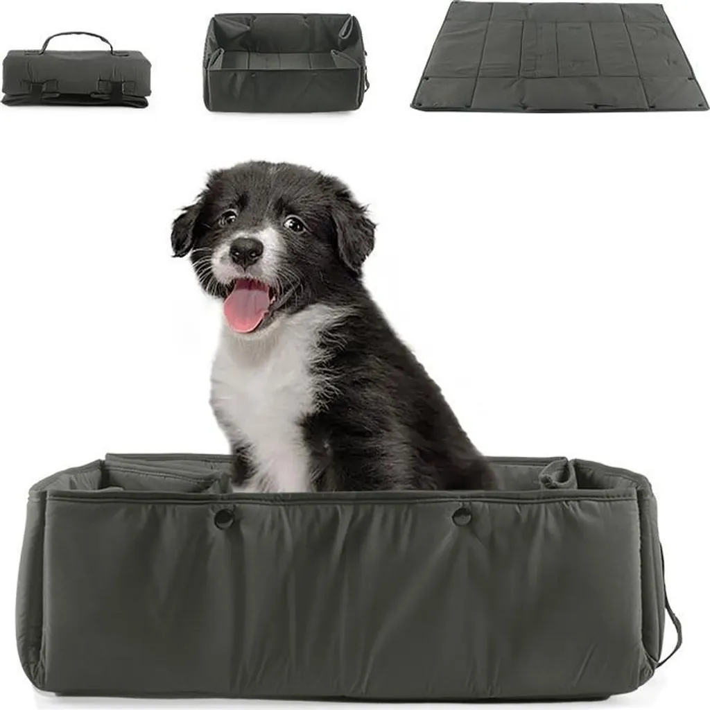 Tapis Chien Anti-Humidité - Lit Pliable Imperméable pour Sol Sale et Mouillé