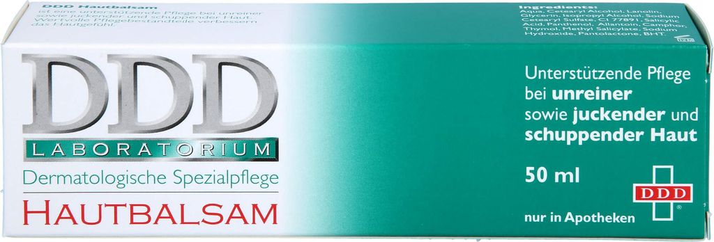 Baume pour la peau Ddd 50 ml Image du produit 