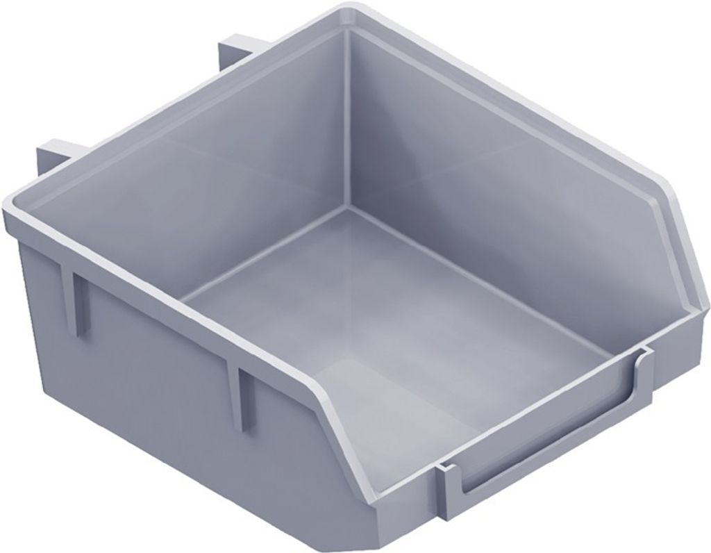 Element System Sortimentskasten 11403 Breite 90mm Tiefe 90mm Höhe 40mm Kunststoff weiß - 11403- 00000 - 10 Stück