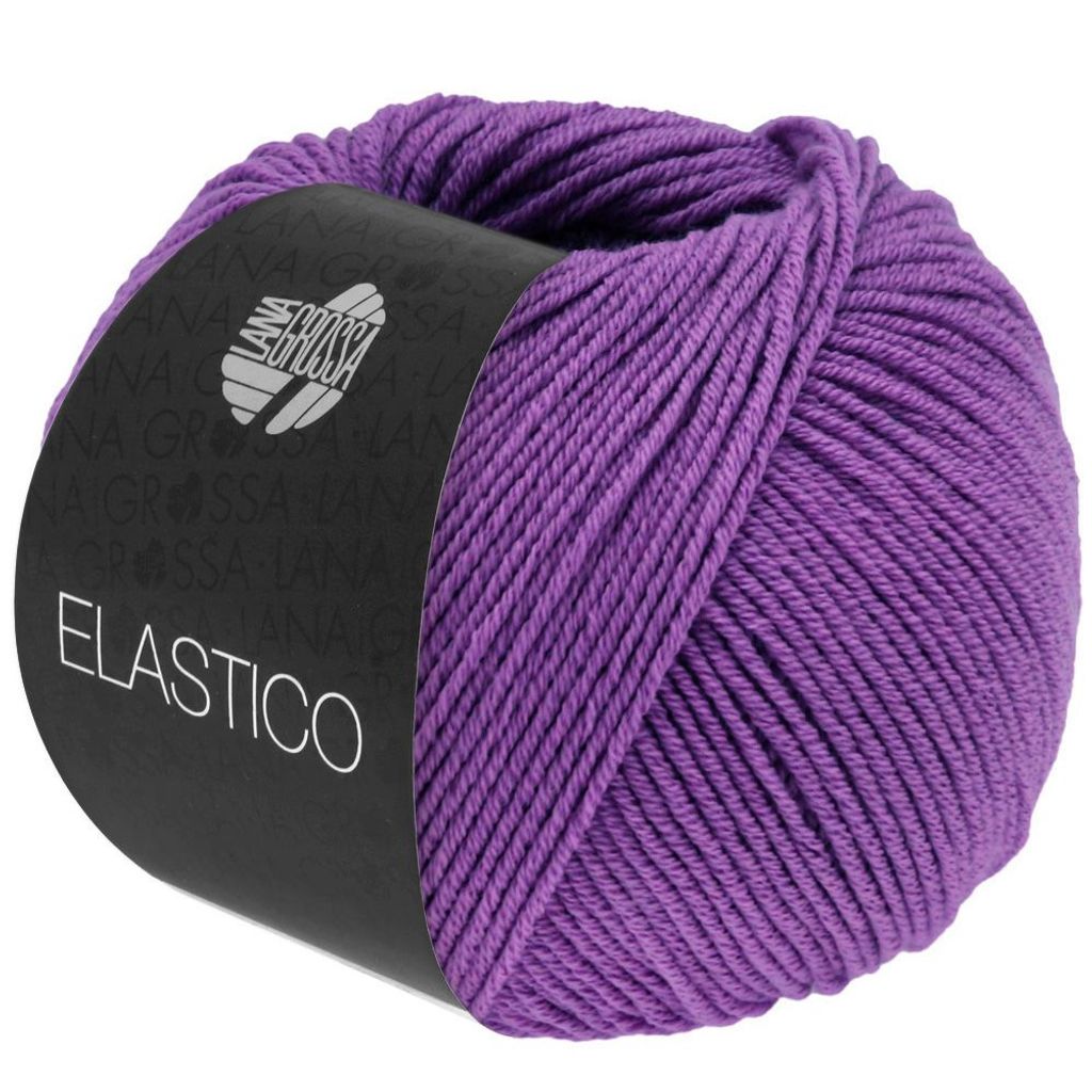 Lana Grossa ELASTICO 50 g Baumwoll-Klassiker mit leichtem Stretch-Anteil 160 m, Farbe:191 - Orchidee