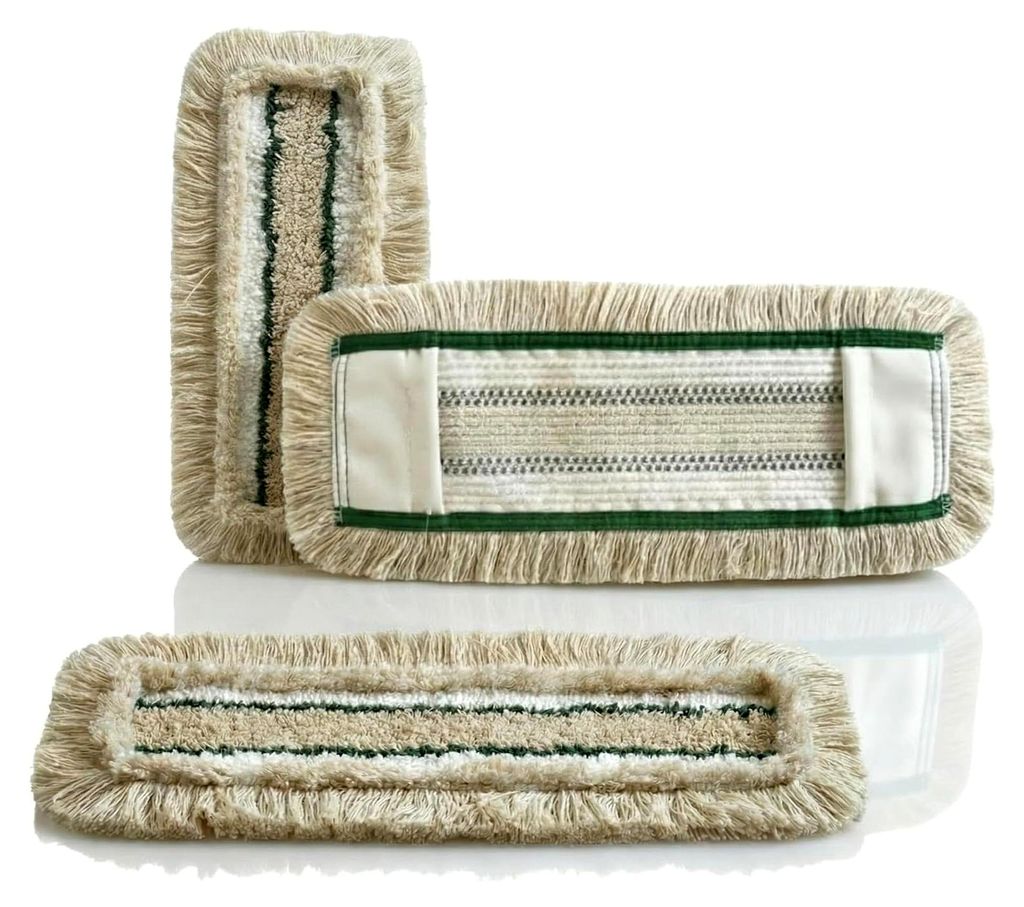 Wischmopp für Krankenhäuser und Hospitale, Moppbezüge für Mopphalter, Schlingenmopp, Bodenwischer, 40/50 cm, Farbe: grün, Größe: 50 cm