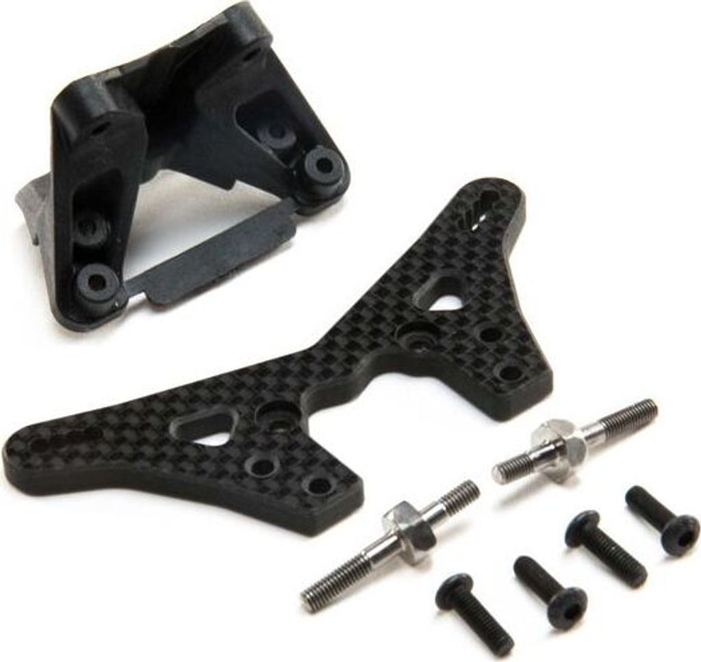 Losi Carbon Laydown Rear Tower Conversion: 22 5.0