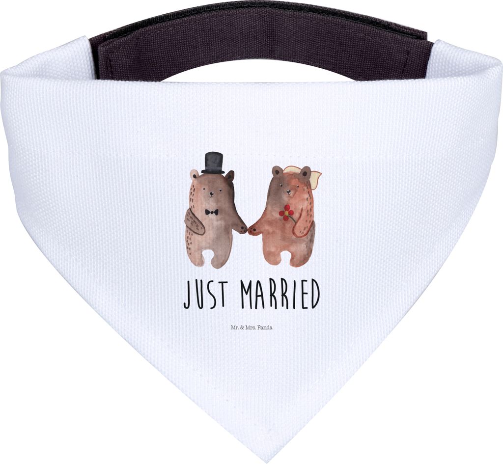Mr. & Mrs. Panda Tuch Bär Heirat - Weiß - Geschenk, Hunde Halstuch, Hundetuch, Schal Für, Verheiratet Heirate Hochzeit Hochzeitsgeschenk Hochzei...