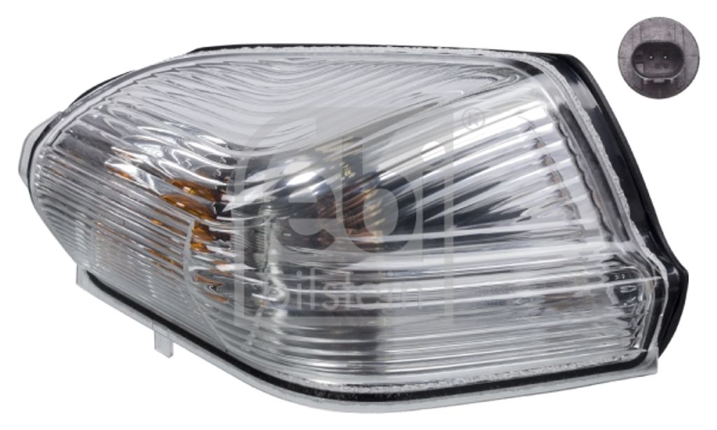 FEBI BILSTEIN Zusatzblinkleuchte 100875 Außenspiegel Rechts für VW CRAFTER 30-50 Kasten (2E) 133mm 188mm 88mm 0,092kg