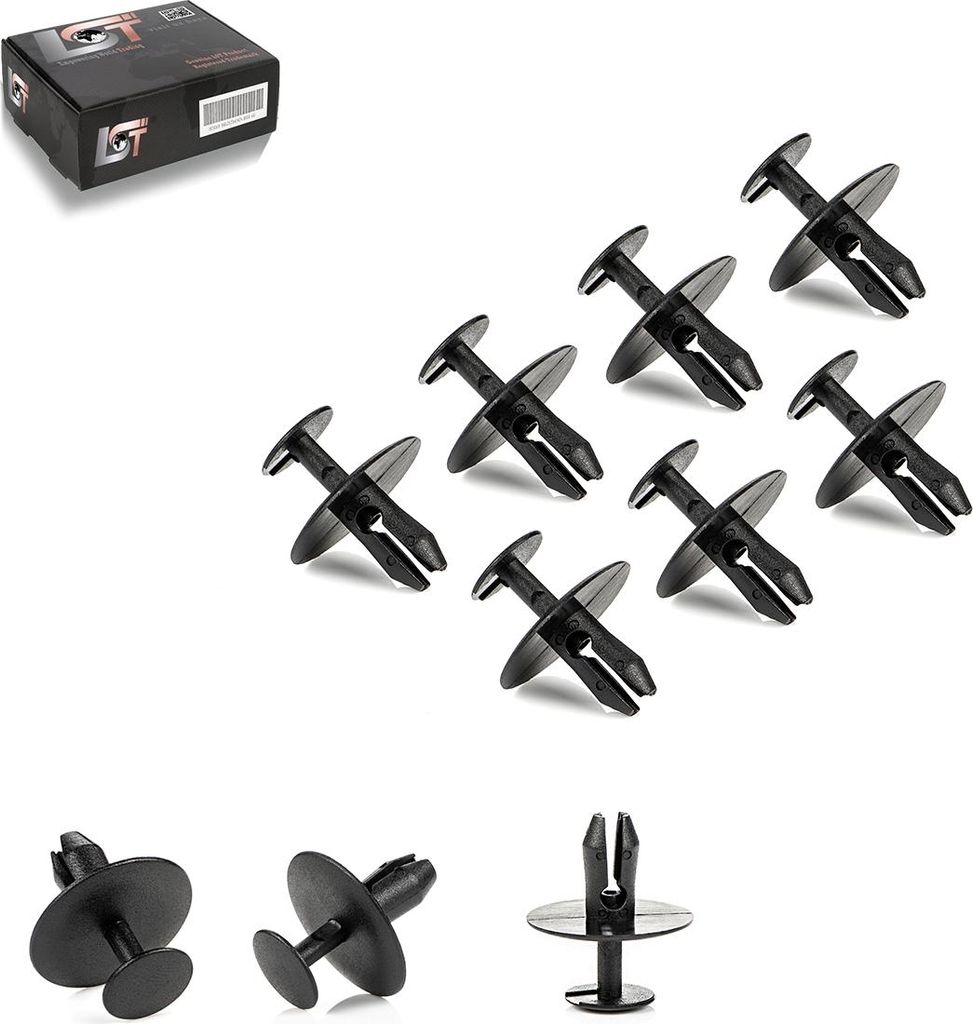 10x Für Citroen Fiat Lancia Peugeot Kotflügel Radhausschale Radkasten Clips