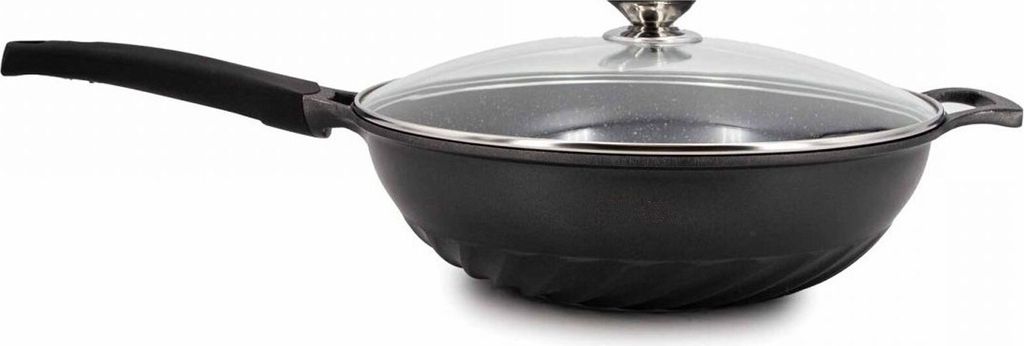 Cheffinger Pfannen-Set Ø 32cm »WOK Wokpfanne Pfanne mit Produktbild 