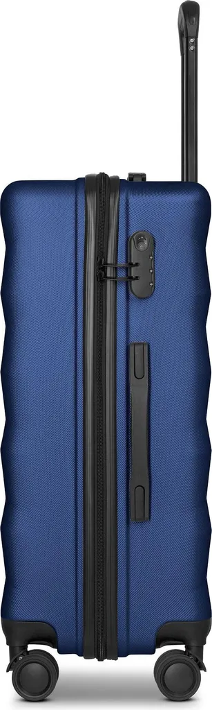 SMARTBOX Edition 03 Set de 3 Valises Trolley Bleu Marine Format 55cm