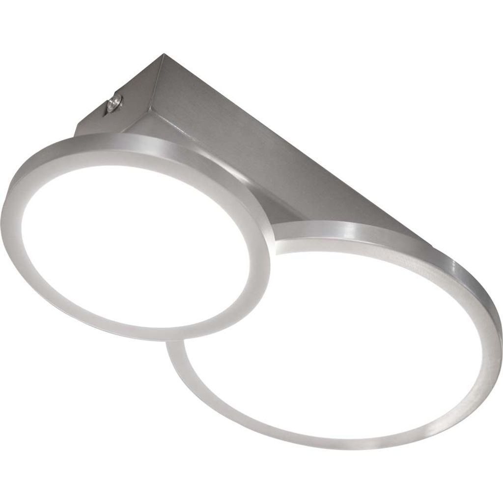 Nino Leuchten Deckenleuchte Wohnzimmer Deckenlampe dimmbar 2 Flammig 61400201