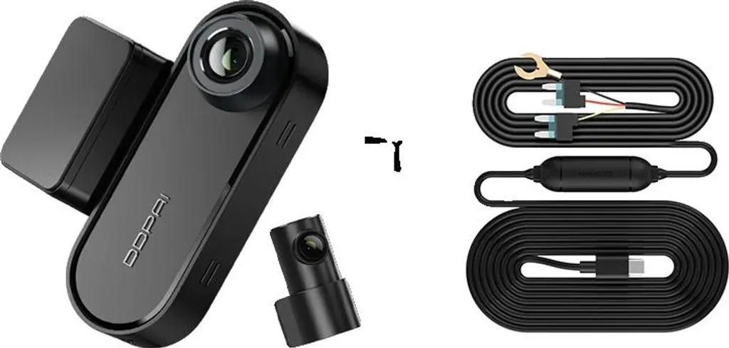 Caméra de voiture 4K enregistrement double avec kit de câblage