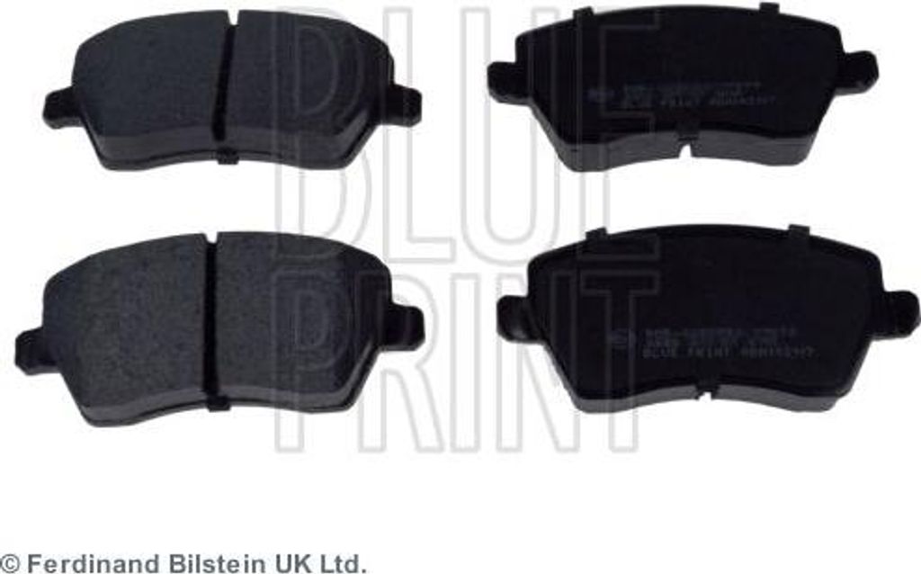 BLUE PRINT ADN142117 Bremsbelagsatz, Scheibenbremse OE 410604775R kompatibel mit Duster, Lodgy, Logan, Citan, Micra, Note, Captur, Clio, Kangoo, Me...