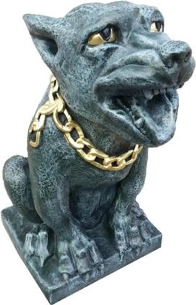 Statue Sculpture de Chien Troll G12 Déco Design de 56 cm pour Jardin