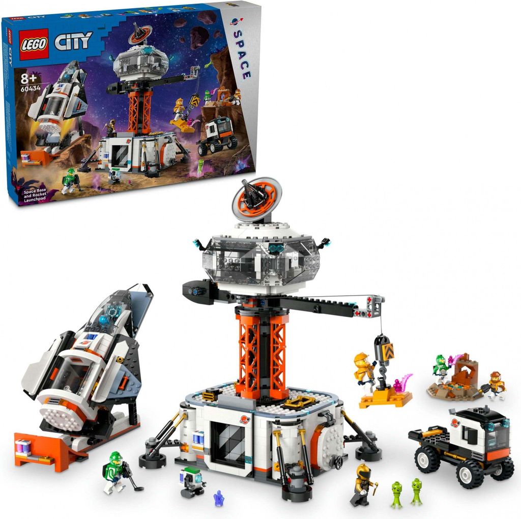 LEGO® City 60434 Raumbasis mit Startrampe Produktbild 