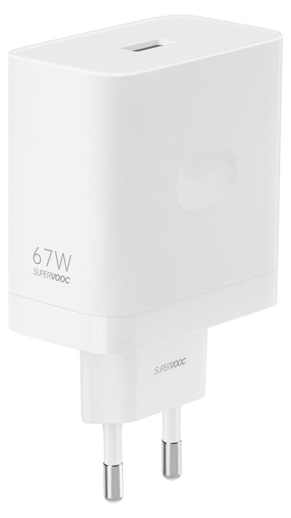 realme SUPERVOOC 67-W-Schnellladegerät, weiß, kompatibel Produktbild 