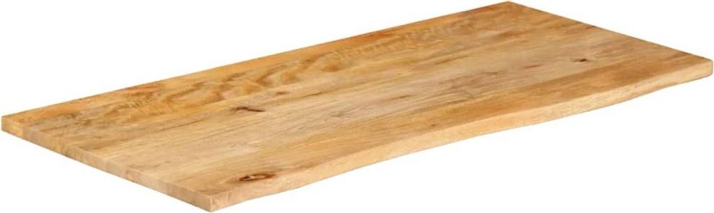 vidaXL Plateau de table avec bord d'arbre 110x60x2,5 cm Image du produit 