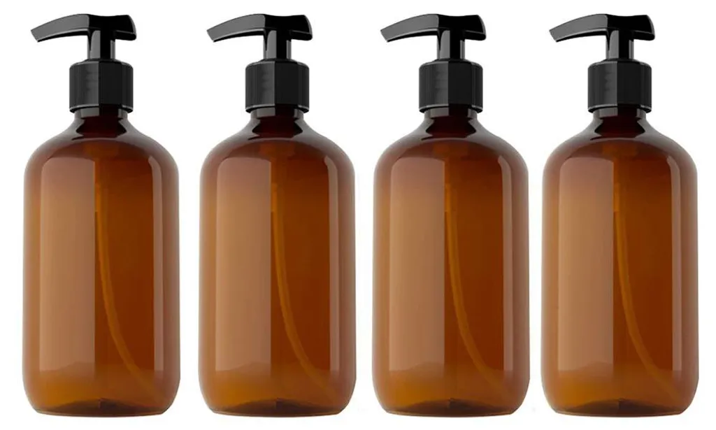 Distributeurs de Savon Incassables en PET 300ml - Solution Vrac Lot de 4