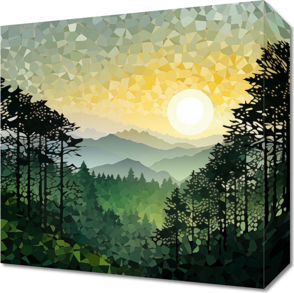 Bild 30x30cm Klangmozaik der Natur