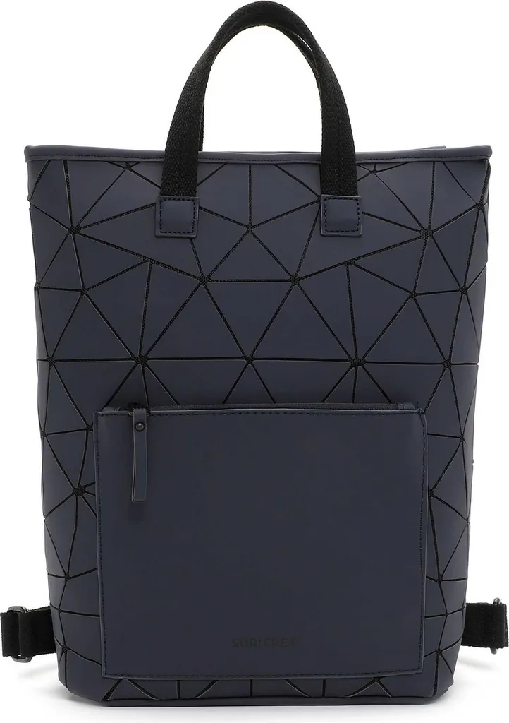 SURI FREY Zaino Jessy-Lu Blu | Laptop City Backpack 3D Vegan