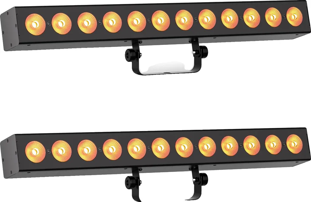 Barre LED Lèche-mur Extérieur et Intérieur RGBWA+UV 12 LED DMX - 2pcs