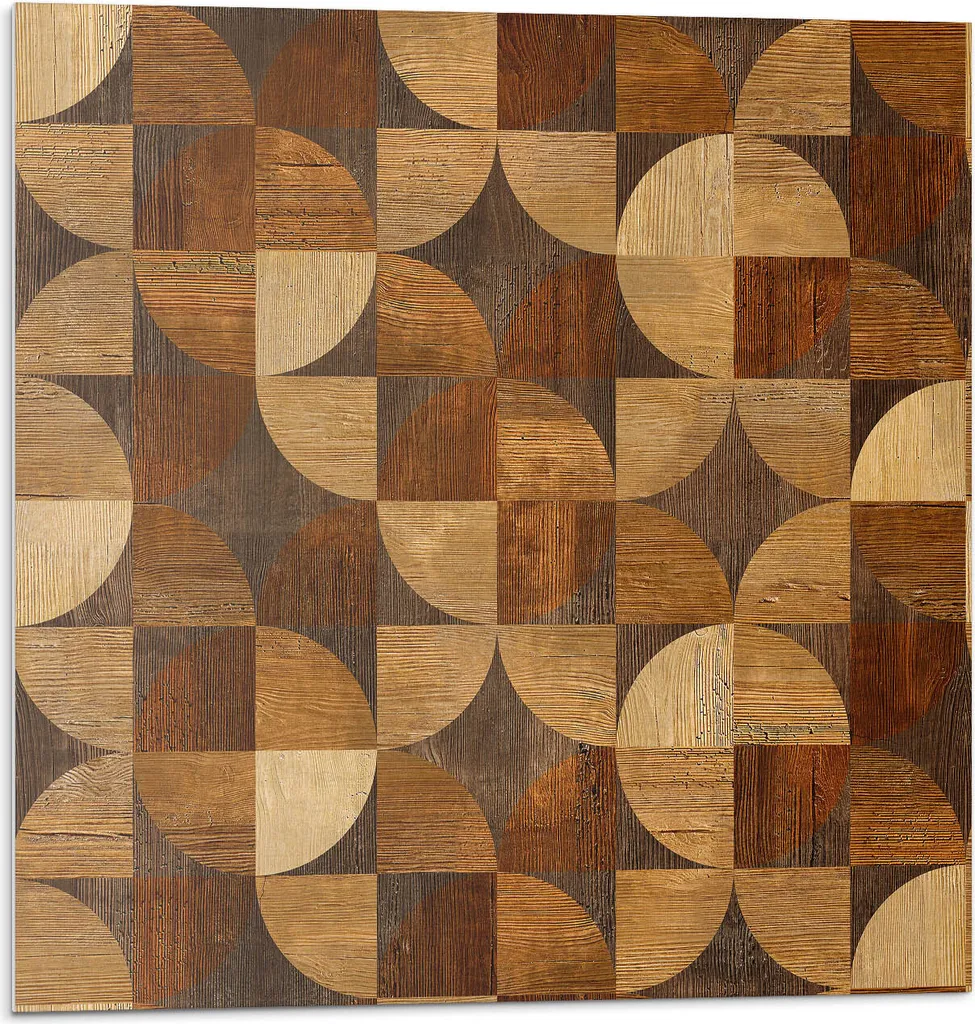 Pannelli Murali 3D Legno 50x50cm - Rivestimento DIY Autoadesivo
