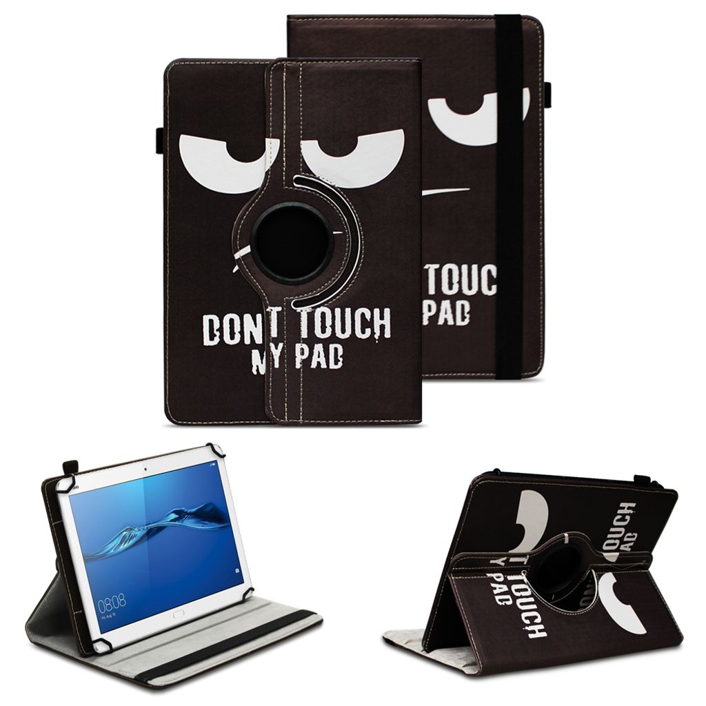 Schutzhülle für Huawei MediaPad T1 T2 T3 T5 10 Tablet Hülle Tasche Drehbar CaseFarben:Motiv 1